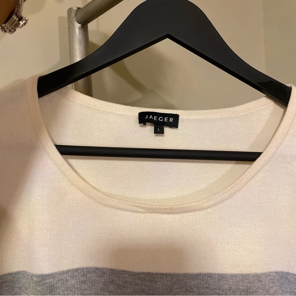 Jaeger - Color Block Sweater - image 4